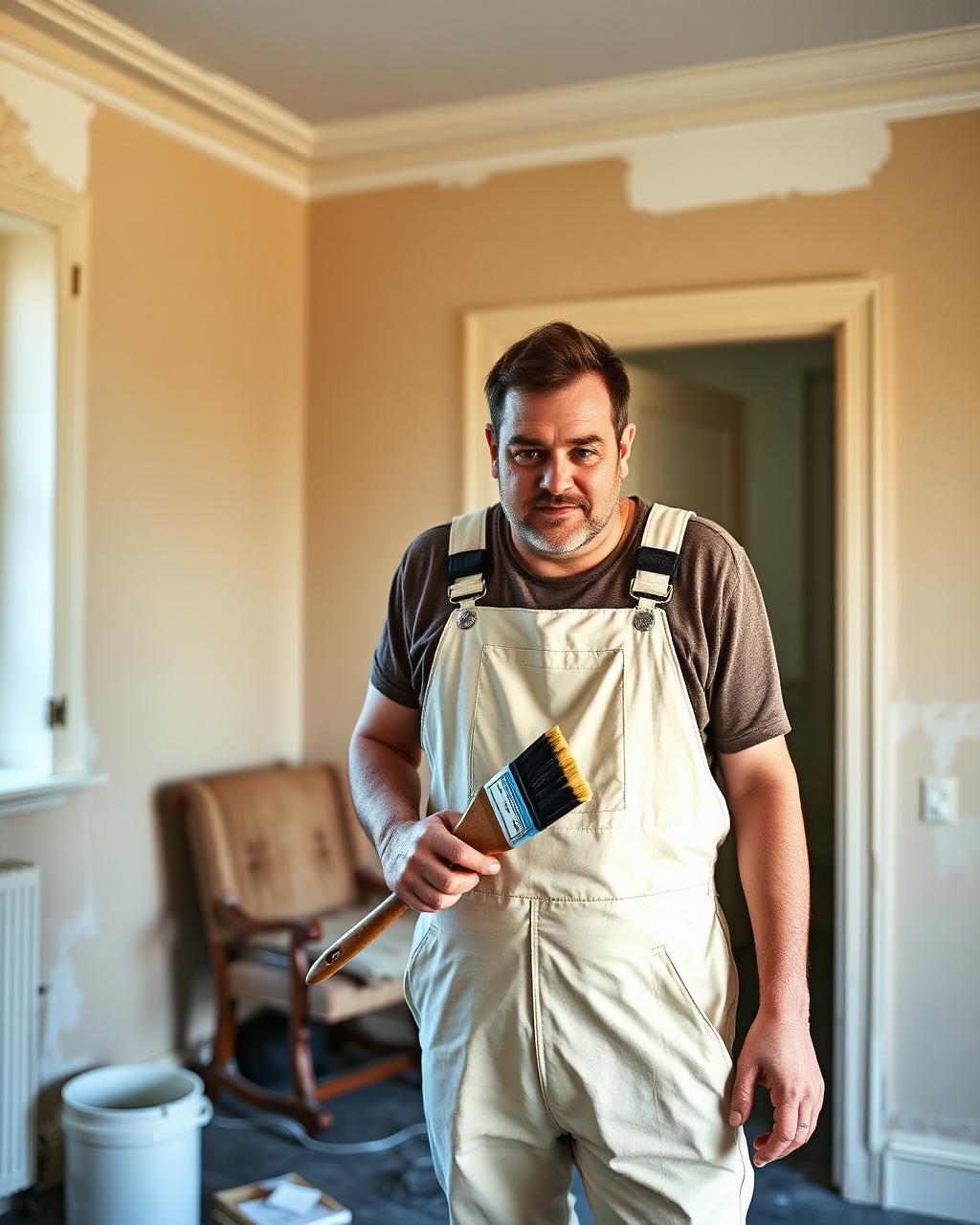 A Festouch decorator at work in a heritage UK property